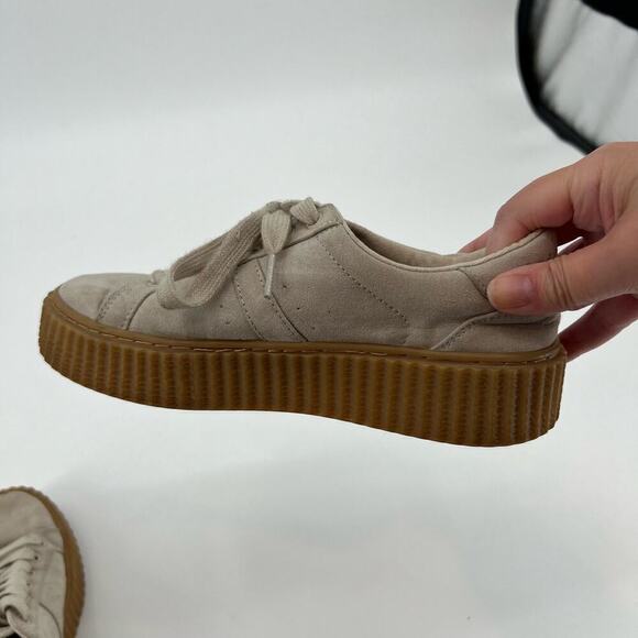 Indigo Rd Cray platform fashion lace up sneakers comfort low top neutral sz 6.5 - Picture 3 of 10